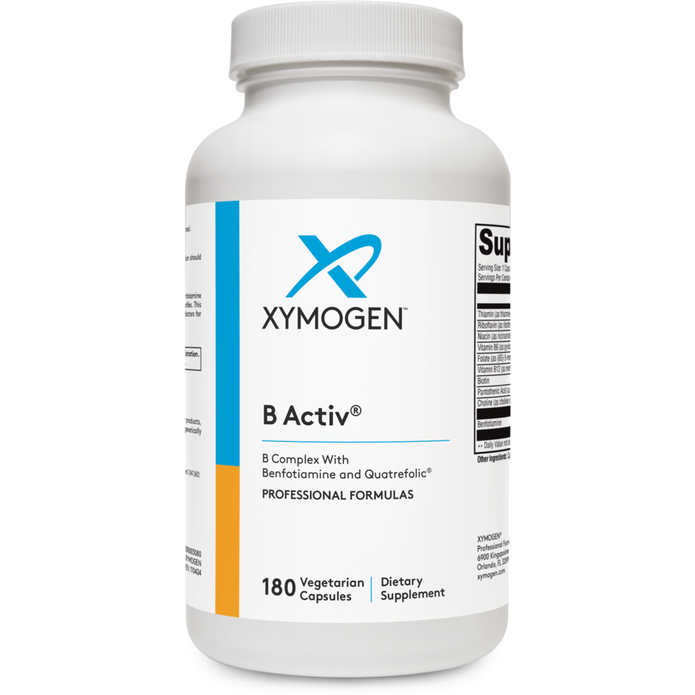 XYMOGEN B Activ (B Vitamin Complex) 180 capsules
