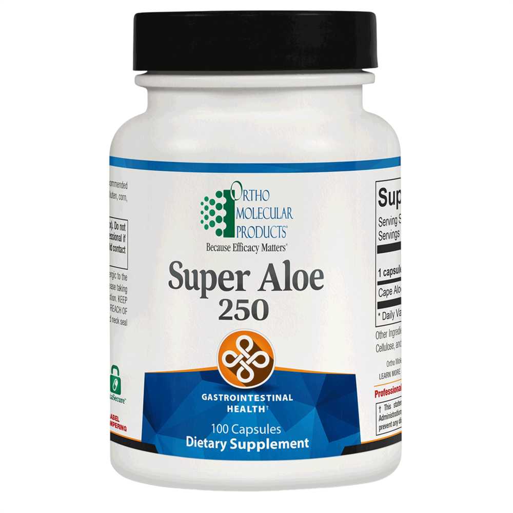Ortho Molecular Products Super Aloe 250 100 capsules