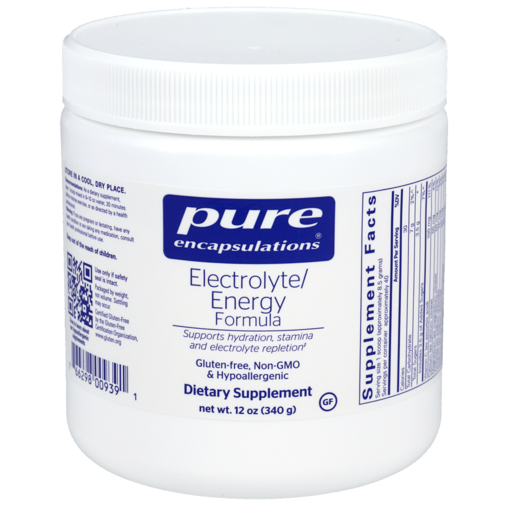 Pure Encapsulations Electrolyte/Energy Formula 340g