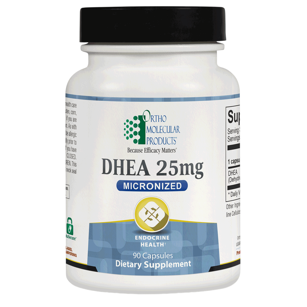 Ortho Molecular Products DHEA 25mg 90 capsules