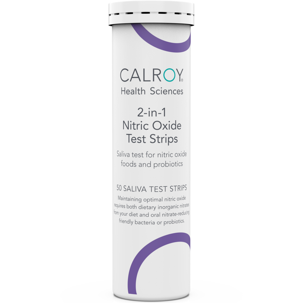 Calroy Health Sciences 2-in-1 Nitric Oxide + Oral Microbiome Test Strips 50 Count