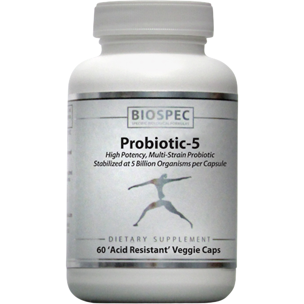 Biospec Nutritionals Probiotic-5 60 capsules