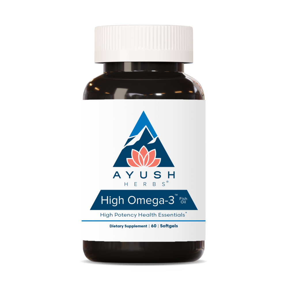 Ayush Herbs High Omega-3™ Fish Oil 60 Softgels
