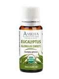 Amrita Aromatherapy Organic Eucalyptus Globulus (Sweet) 0.34oz