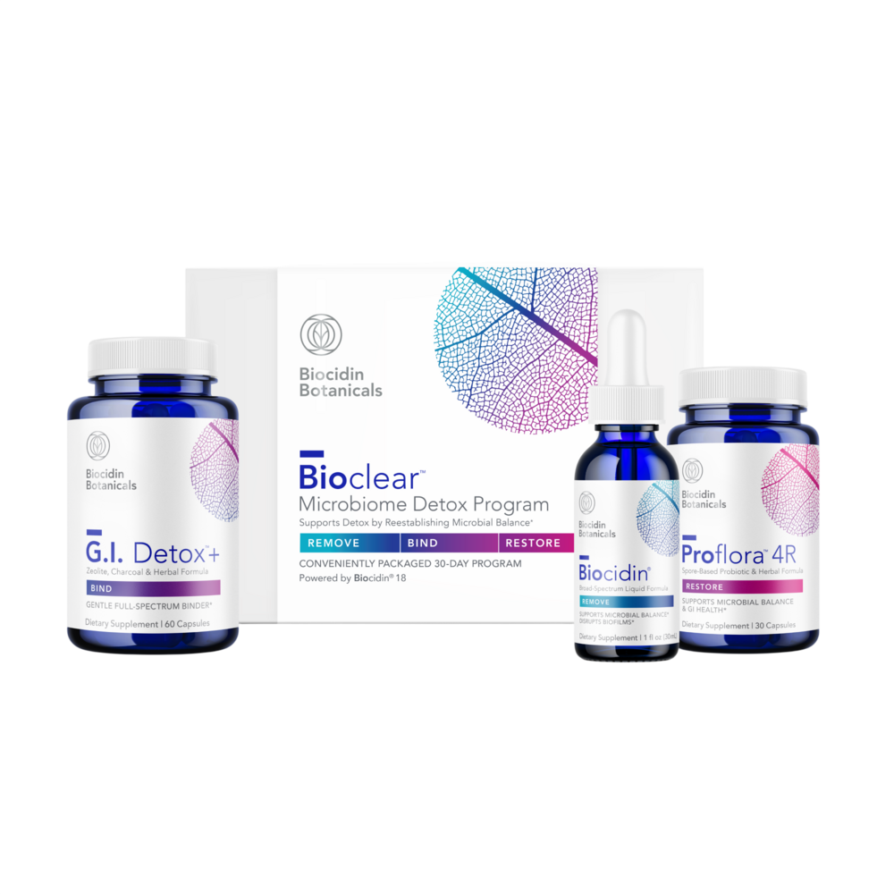 Biocidin Botanicals Bioclear® Microbiome Detox Program with Biocidin® Liquid 30 Day Kit
