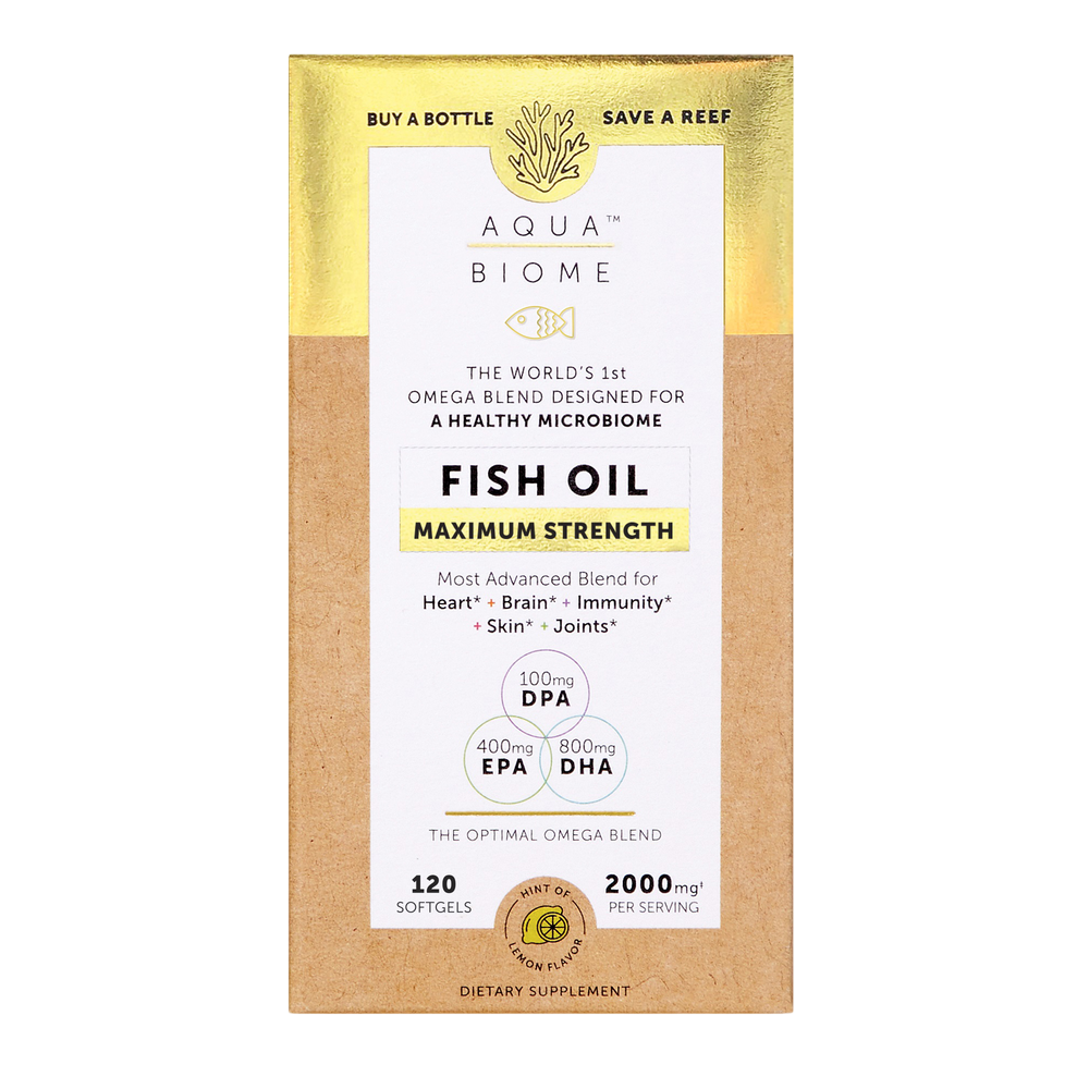 Aqua Biome Aqua Biome™ Fish Oil Maximum Strength 120 Softgels