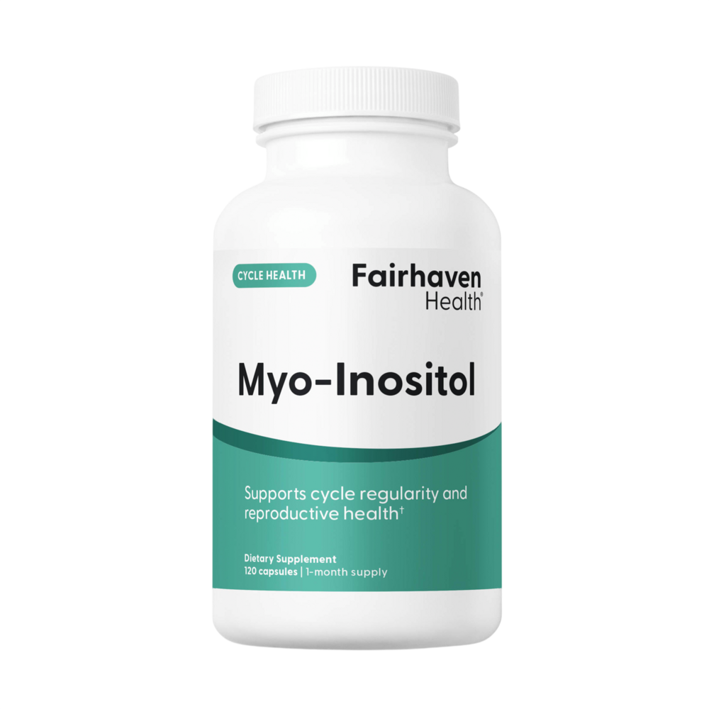 Fairhaven Health Myo-Inositol Supplement for Women and Men 120 capsules