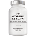 Amen Vitamin D, K2 & Zinc 60 capsules