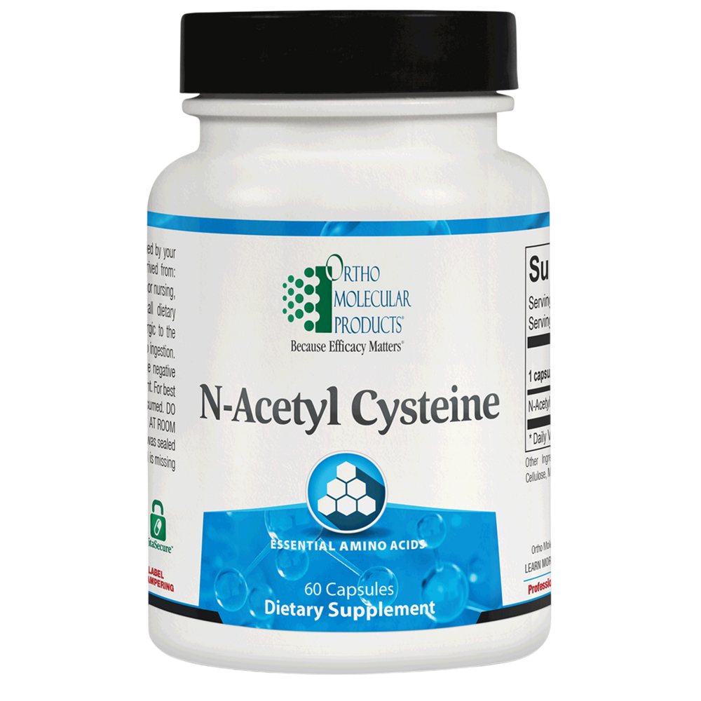 Ortho Molecular Products N-Acetyl Cysteine (NAC) 500 mg — 60 Capsules
