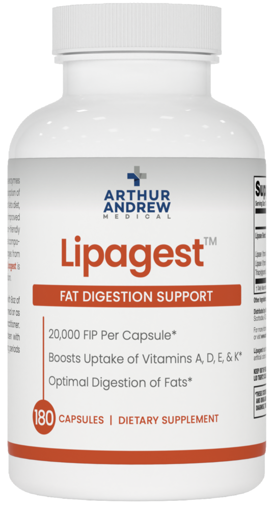 Arthur Andrew Medical Lipagest - 20,000 FIP 180 capsules