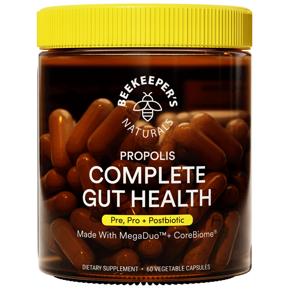 Beekeeper's Naturals Propolis Complete Gut Health 60 capsules
