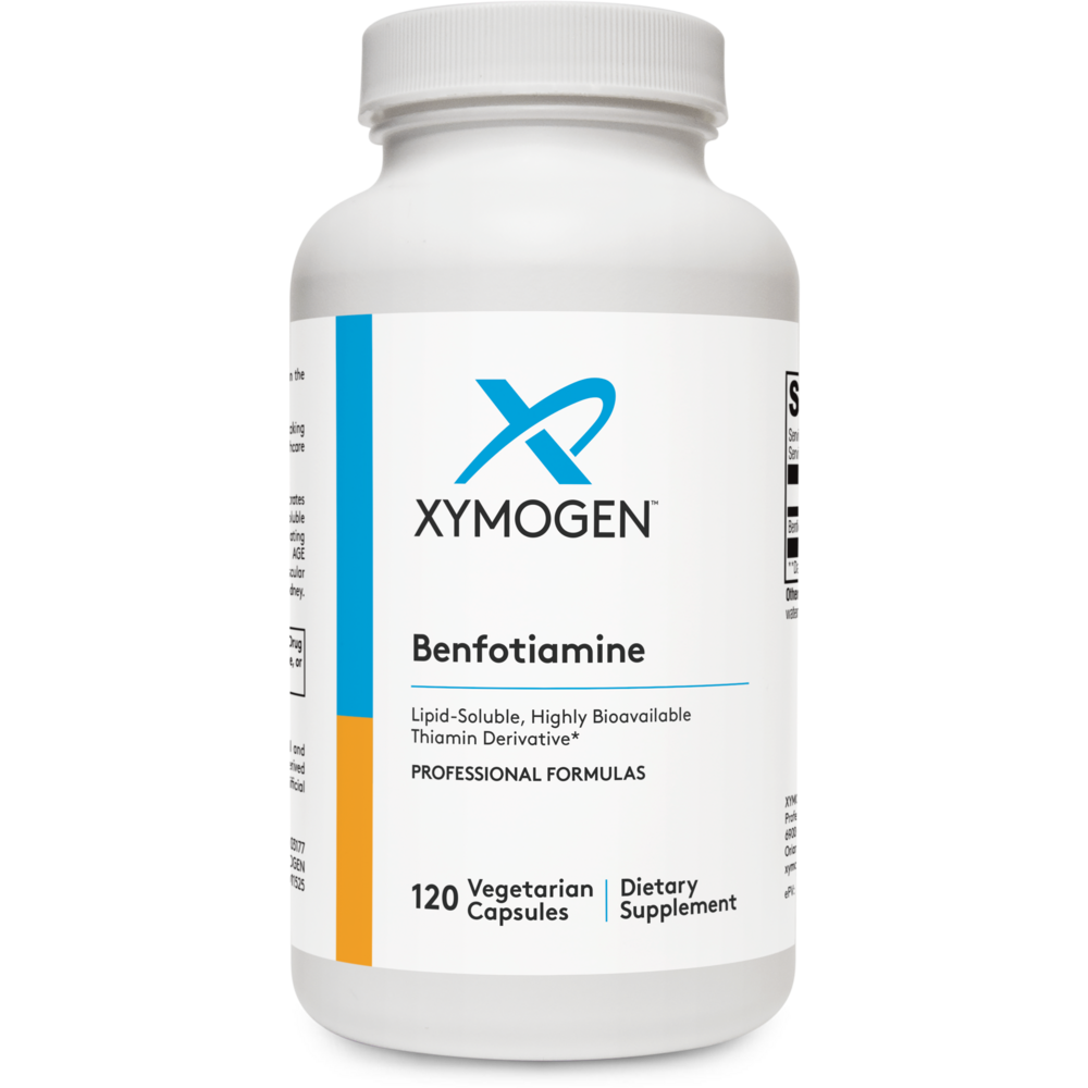 XYMOGEN Benfotiamine 120 capsules