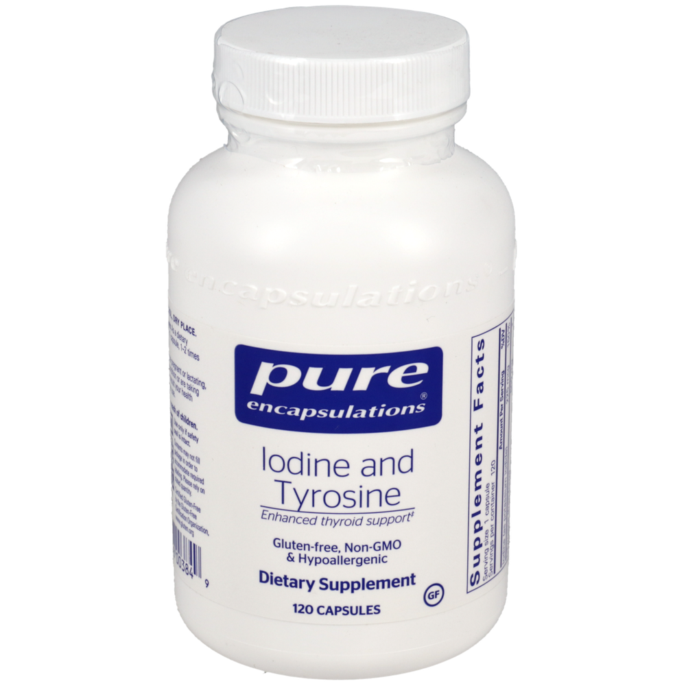 Pure Encapsulations Iodine & Tyrosine 120 capsules