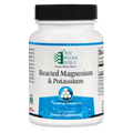 Ortho Molecular Products Reacted Magnesium and Potassium 60 capsules