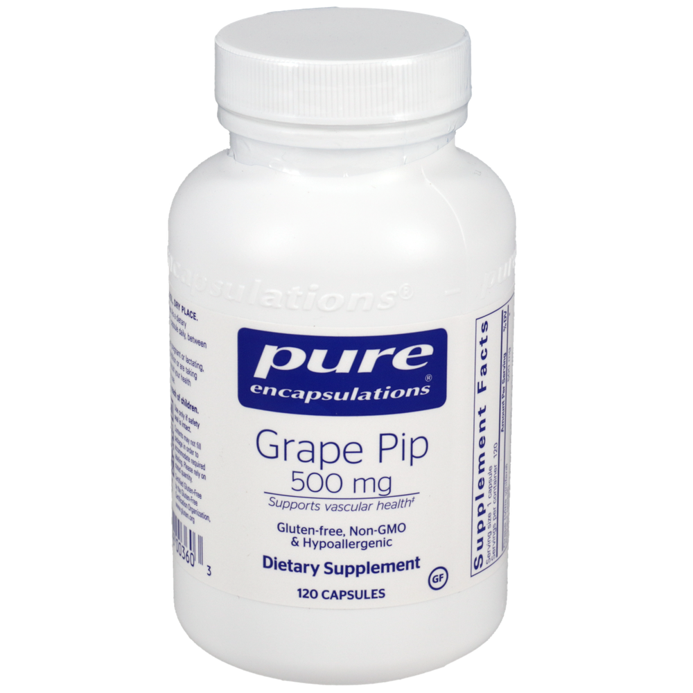 Pure Encapsulations Grape Pip 500mg 120 capsules