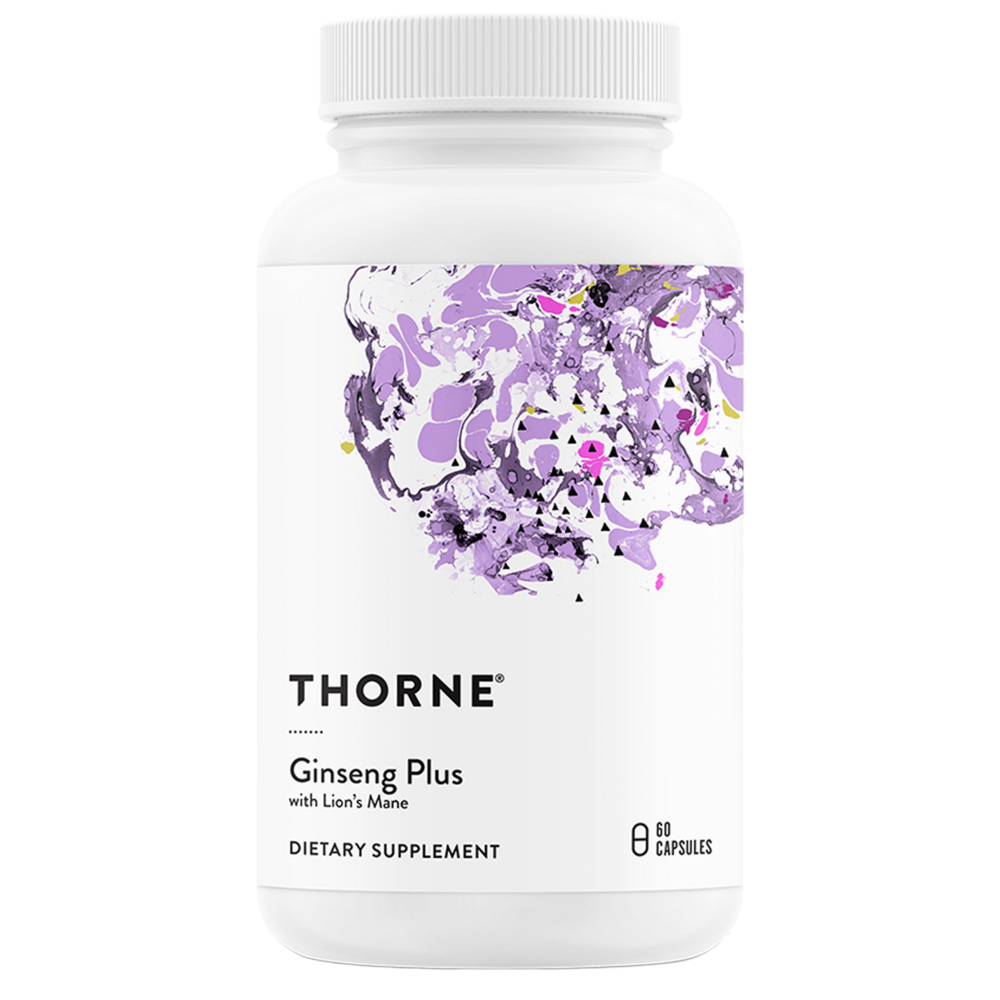 Thorne Ginseng Plus with Lion's Mane 60 capsules