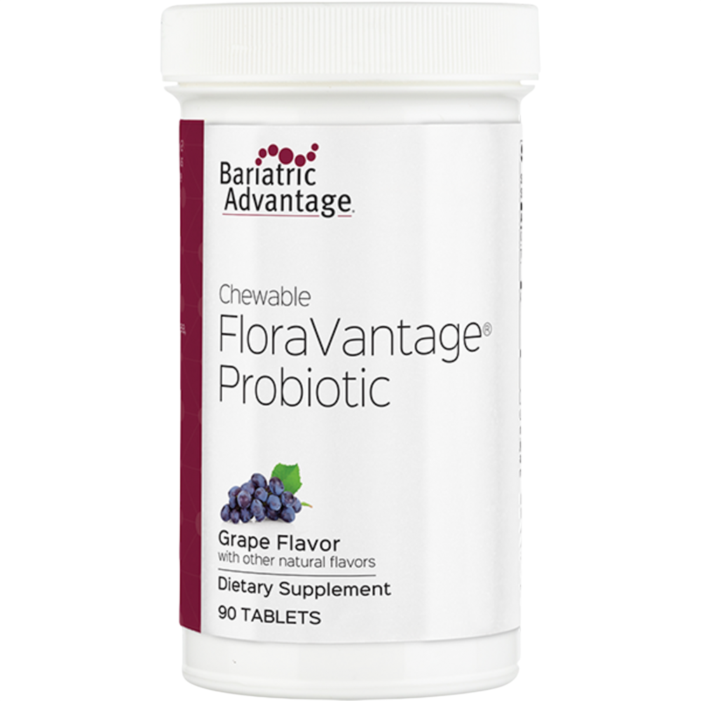 Bariatric Advantage Chewable FloraVantage Probiotic Grape 90 tablets