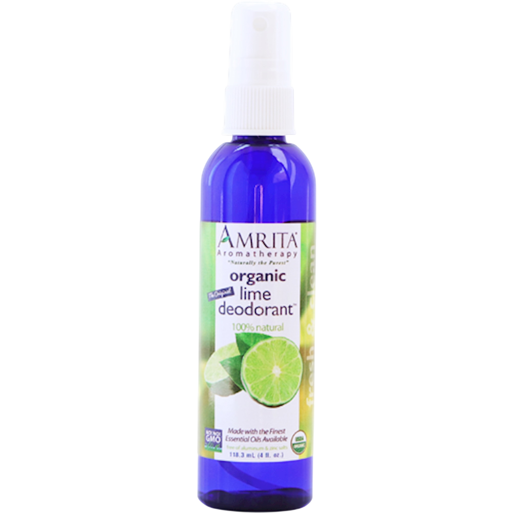 Amrita Aromatherapy Organic Lime Deodorant 4oz