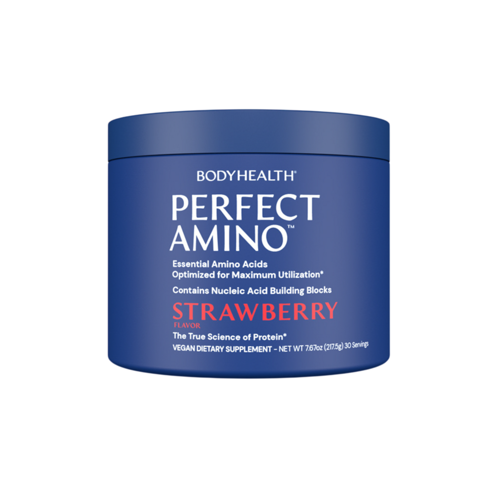 BodyHealth PerfectAmino Powder, Strawberry 217.5 Grams