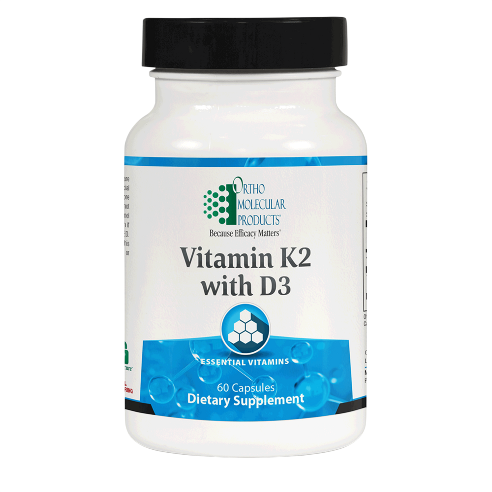 Ortho Molecular Products Vitamin K2 with D3 60 capsules