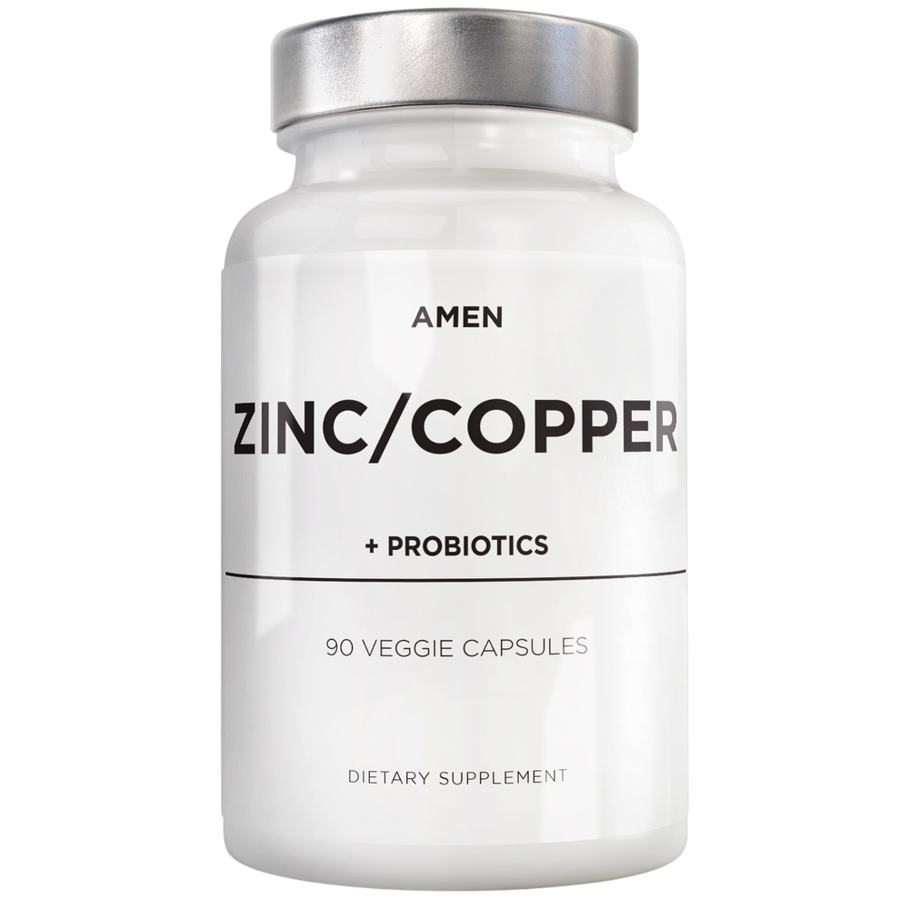 Amen Zinc/ Copper + Probiotics 90 capsules
