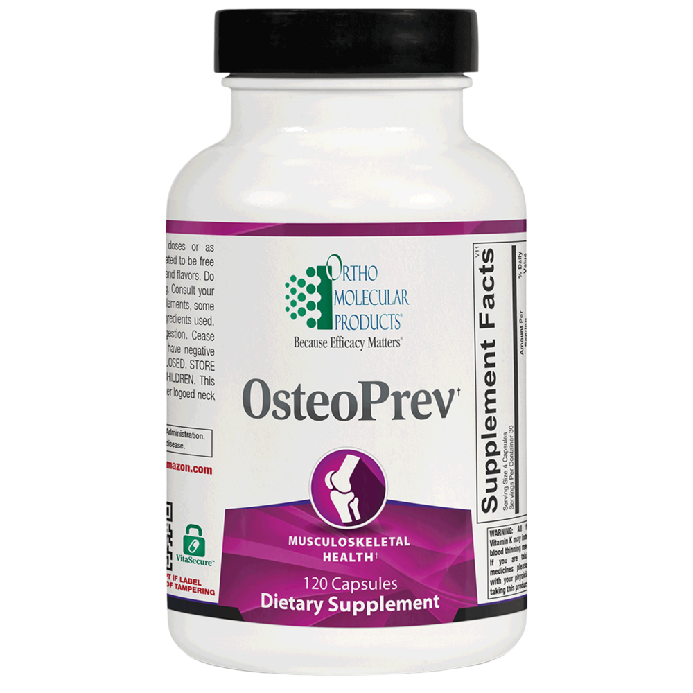 Ortho Molecular Products OsteoPrev – Bone Density & Skeletal Strength Support – 120 Capsules