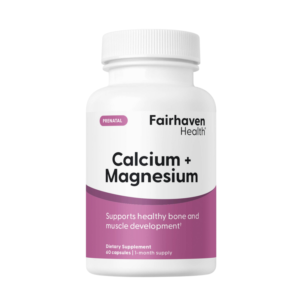 Fairhaven Health Calcium + Magnesium 60 capsules
