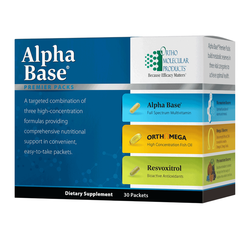 Ortho Molecular Product - Alpha Base Premier Packs 30 packets