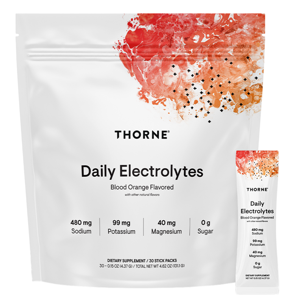Thorne Daily Electrolytes Blood Orange Flavored 30 packets