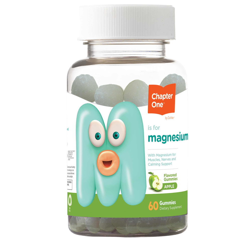 Chapter One Vitamins Magnesium Gummies, Apple Flavor 60 gummies