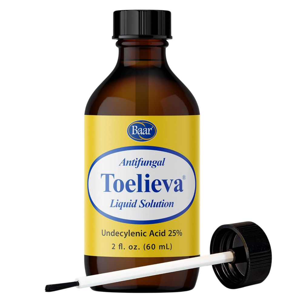 Baar Products Toelieva Antifungal Liquid Solution 60 Milliliters