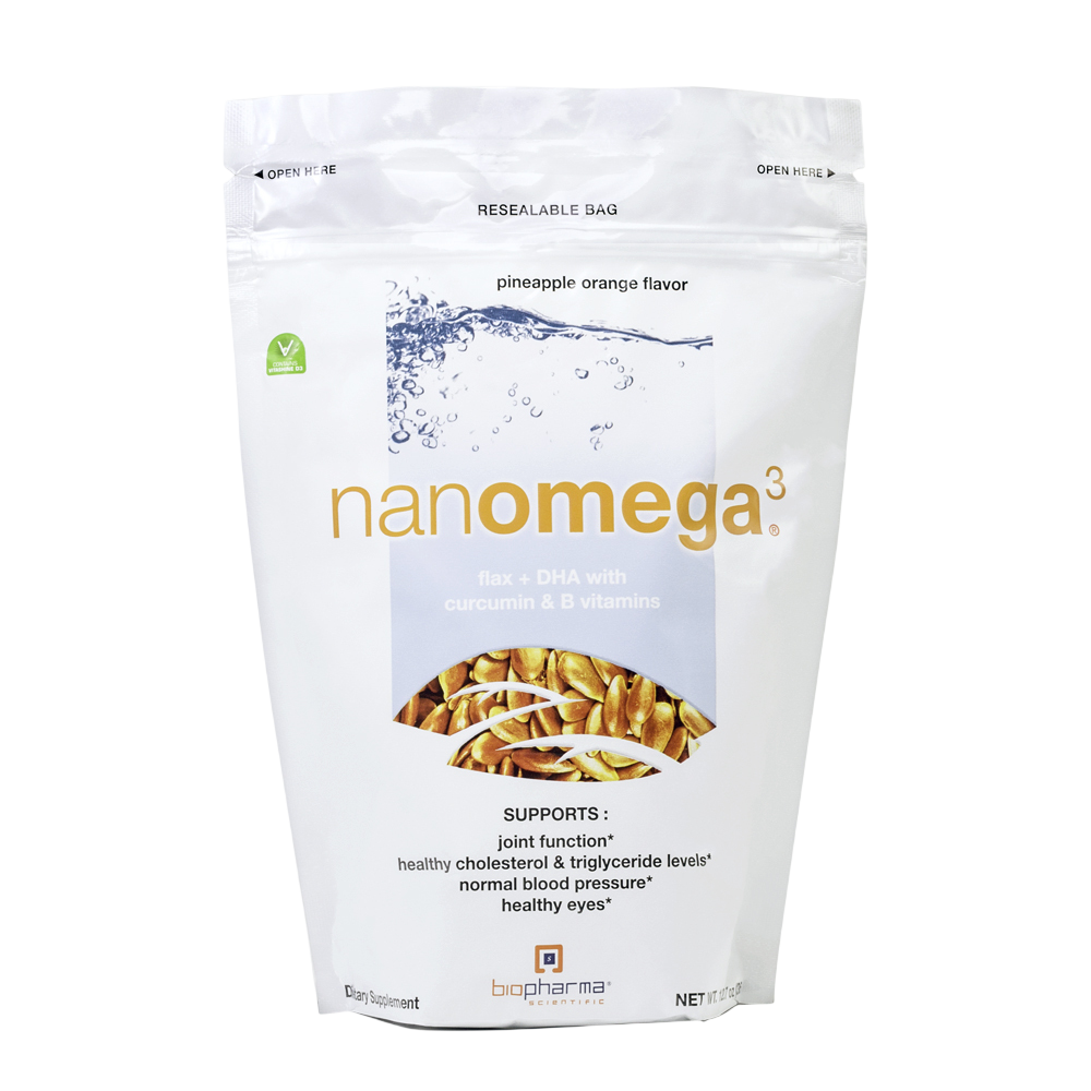 BioPharma Scientific NanOmega3 Pineapple Orange 360 Grams