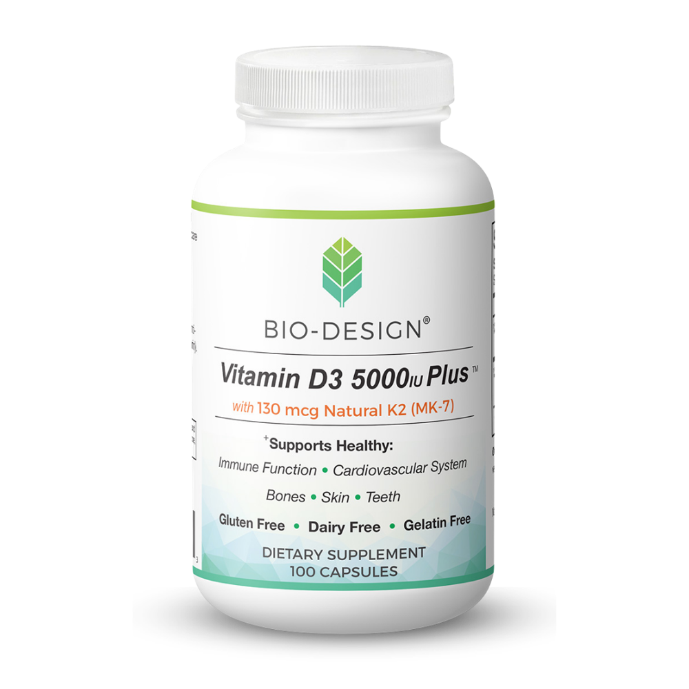 Bio-Design Vitamin D3 5000 Plus MK-7 10 capsules