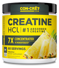 CON-CRET Creatine HCl Powder, 750mg, Pineapple 57.6g
