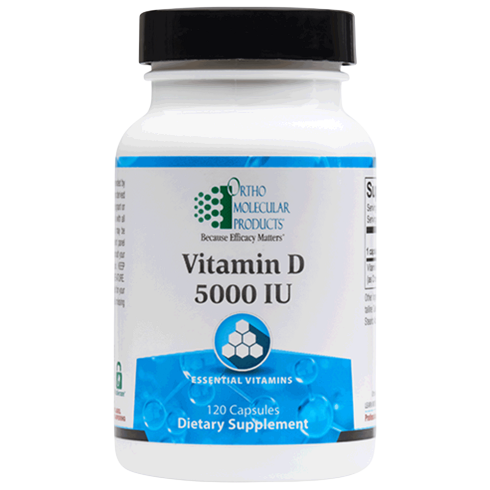 Ortho Molecular Product Vitamin D 5,000 IU 120 capsules