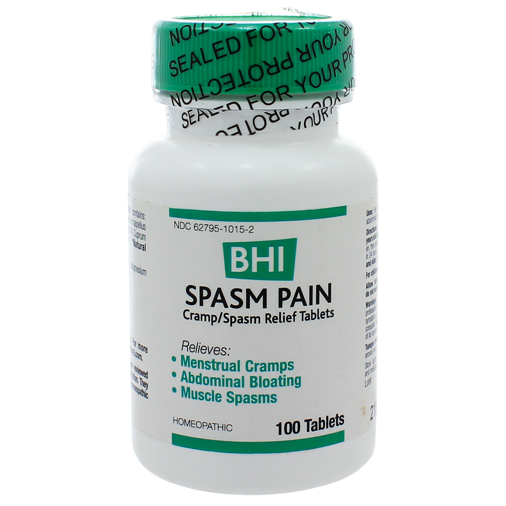 BHI Homeopathics/Medinatura BHI Spasm-Pain 100 tablets
