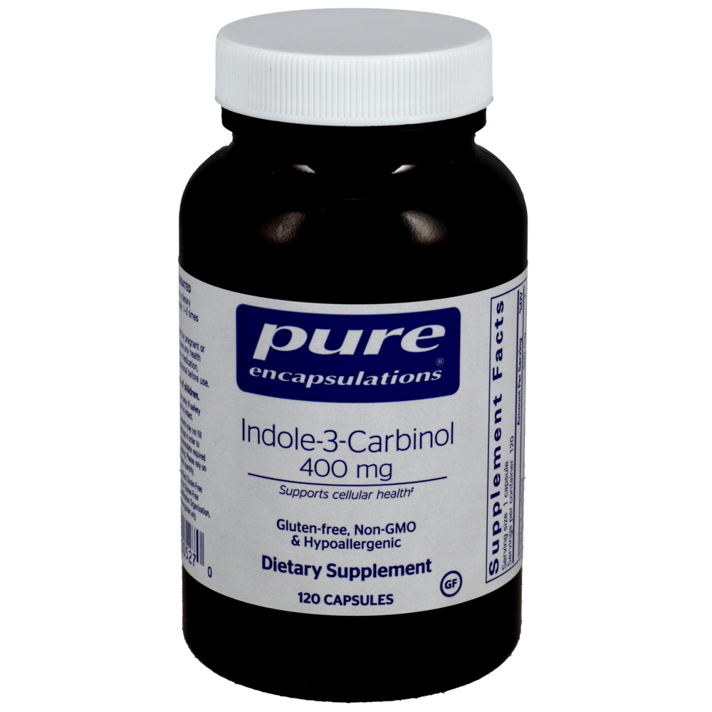 Pure Encapsulations Indole-3-Carbinol 400mg 120 capsules