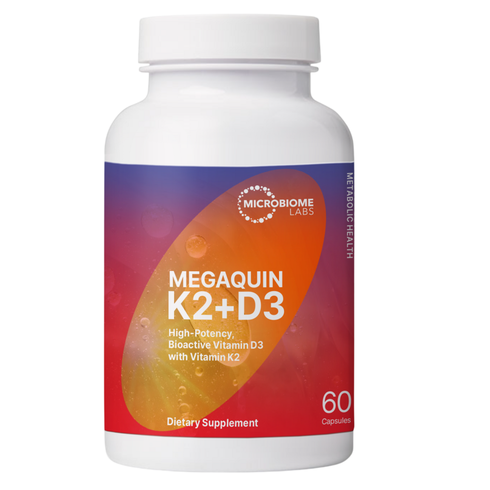 Microbiome Labs Megaquin K2+D3 60 capsules