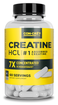 CON-CRET Creatine HCl Capsules, 750mg 60 capsules