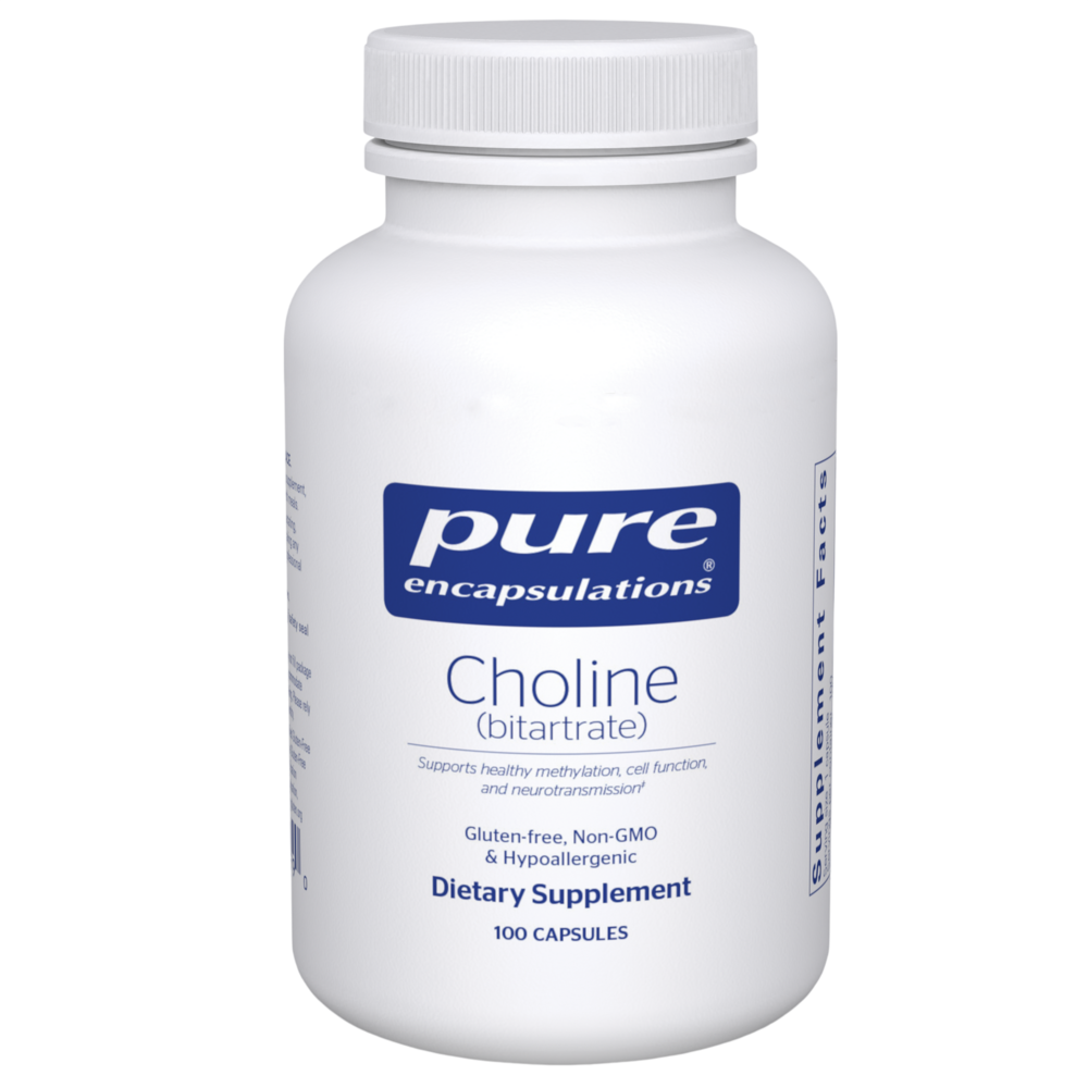 Pure Encapsulations Choline (bitartrate) 100 capsules