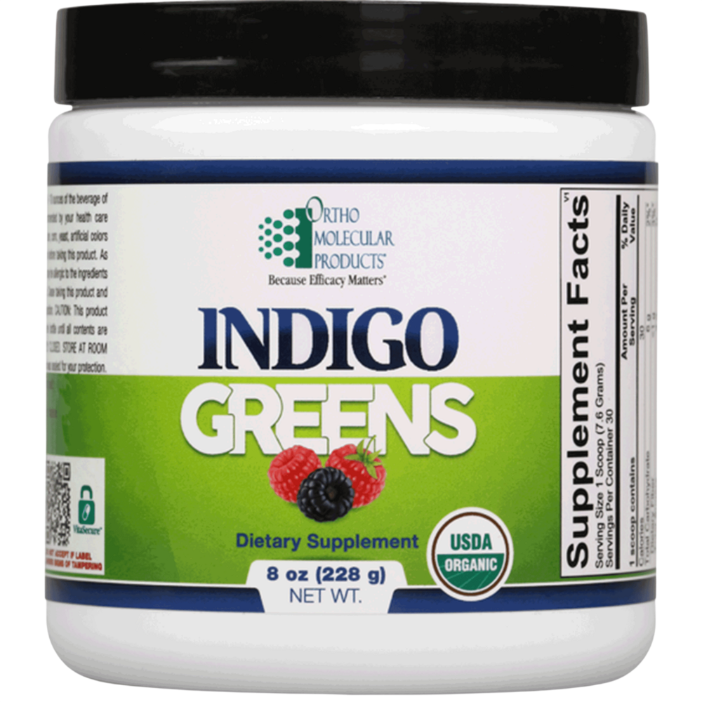 Ortho Molecular Product Indigo Greens Powder 30 svg