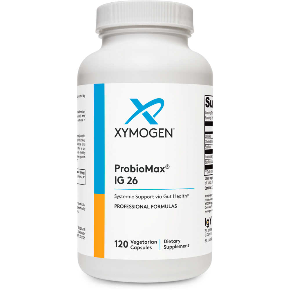 XYMOGEN ProbioMax IG 26 Probiotic 120 capsules