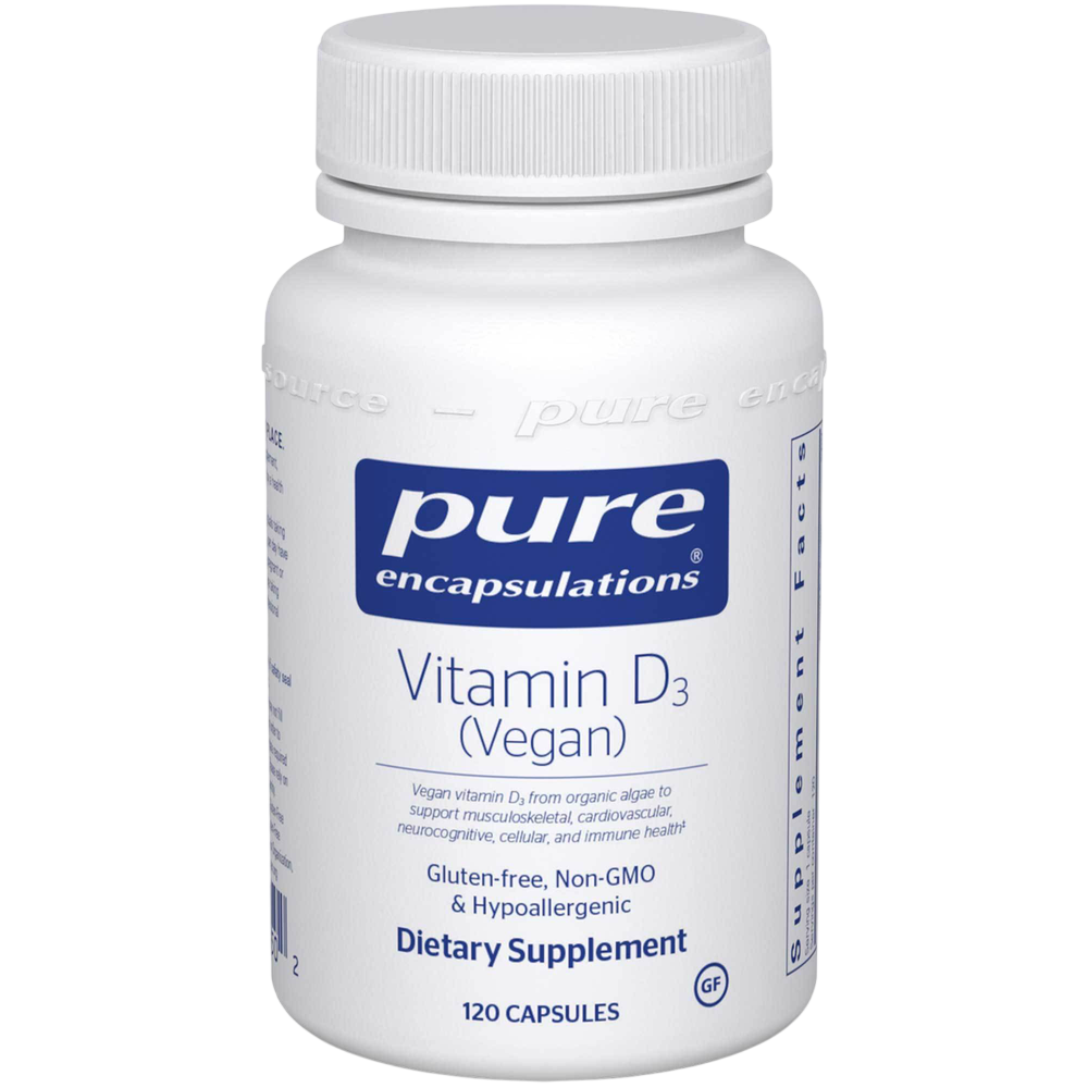 Pure Encapsulations Vegan Vitamin D 120 capsules