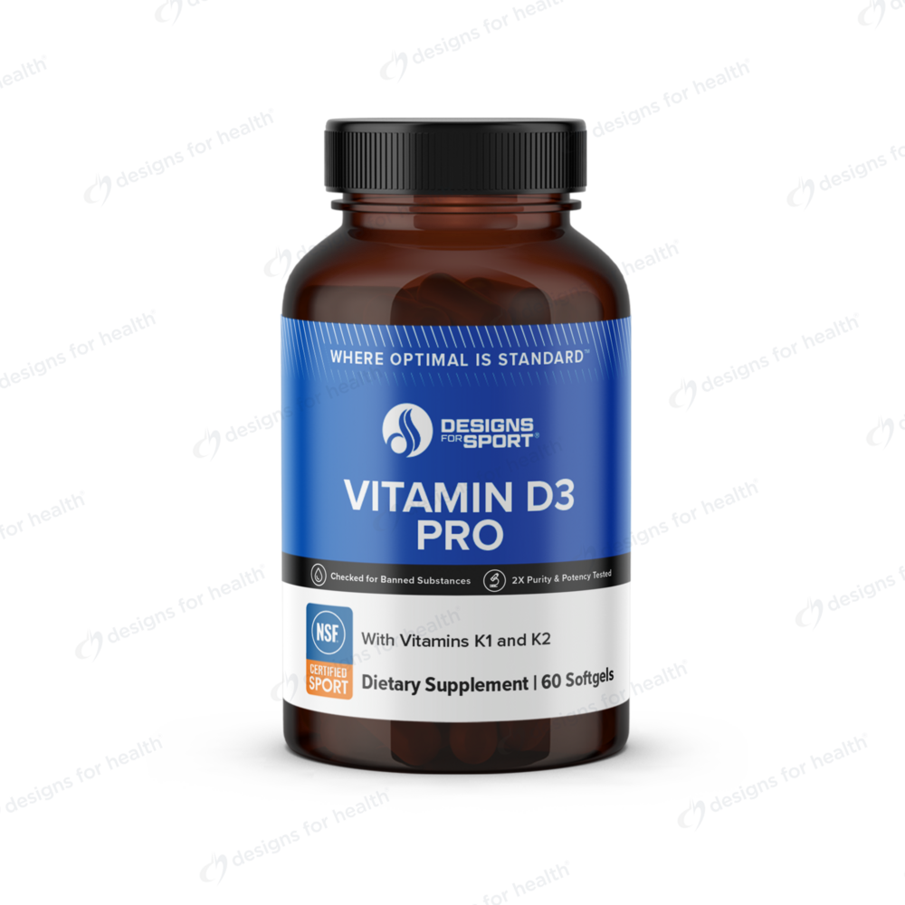 Designs For Sport Vitamin D3 Pro 60 Softgels