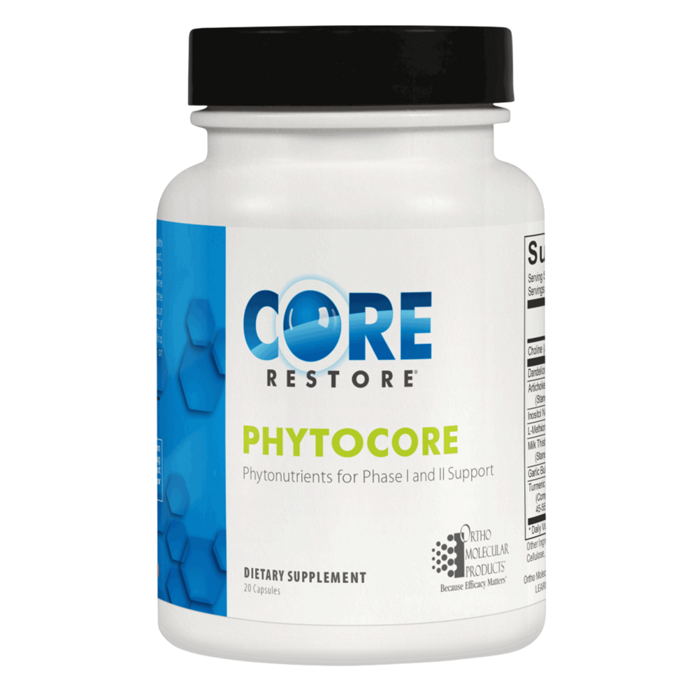 Ortho Molecular Products PhytoCore – 20 Capsules