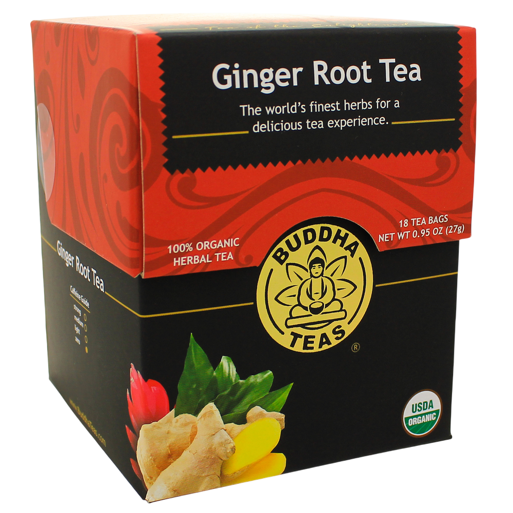 Buddha Teas Ginger Root Tea 18 Count
