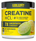 CON-CRET Creatine HCl Powder, 750mg, Lemon Lime 57.6g