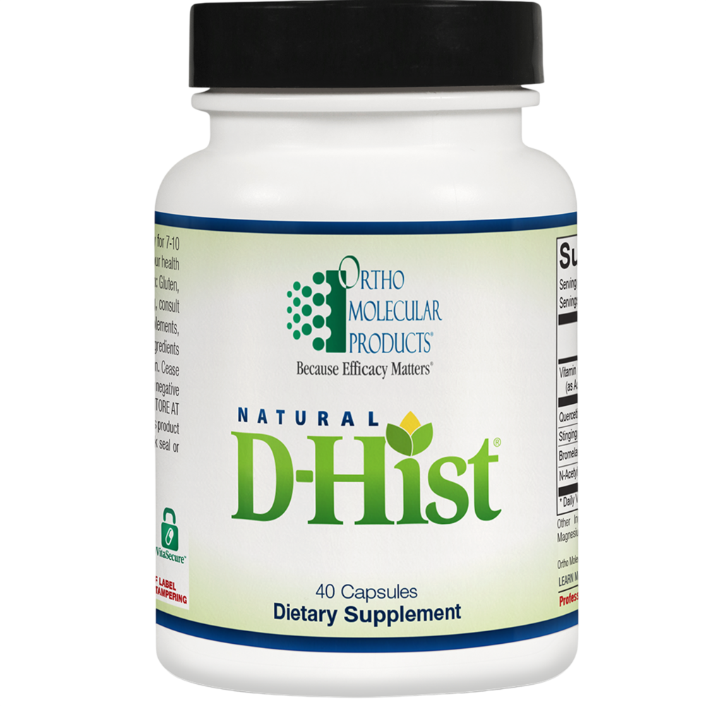 Ortho Molecular Products Natural D-Hist 40