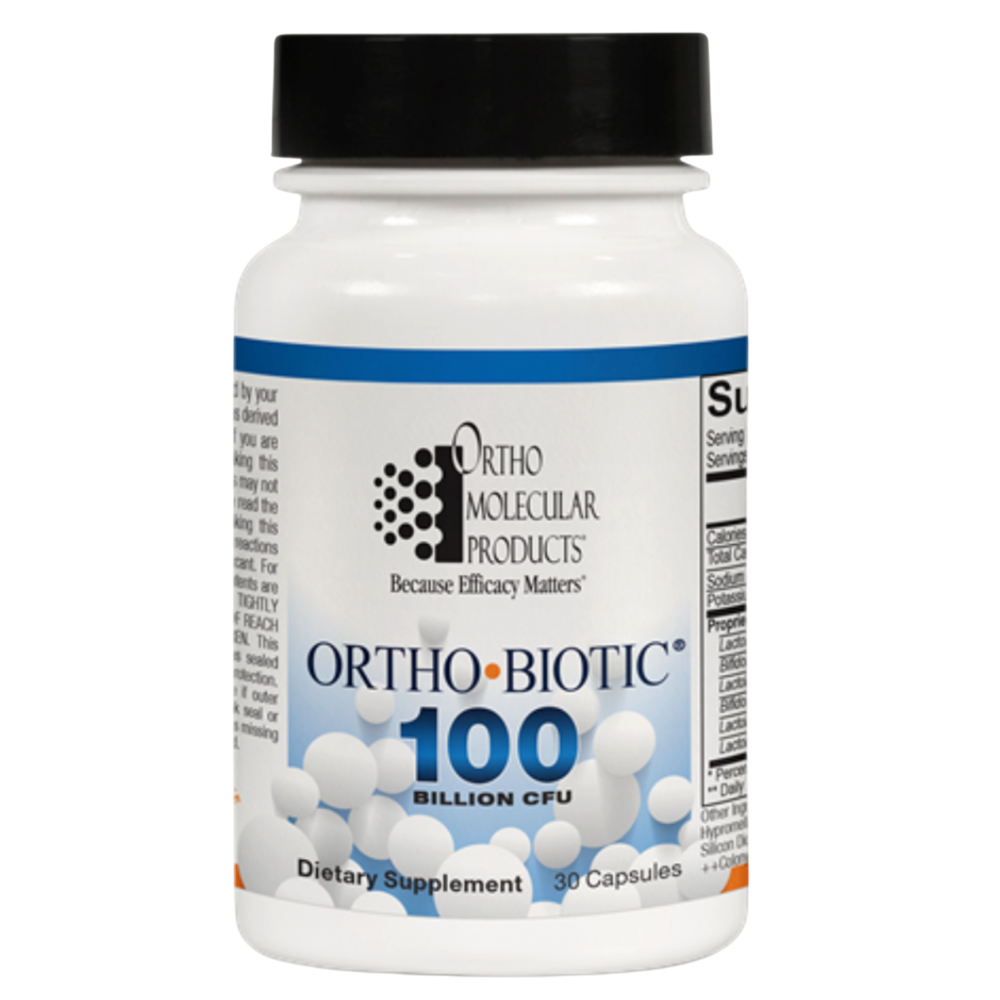 Ortho Molecular Products Ortho Biotic® 100 — 30 Capsules