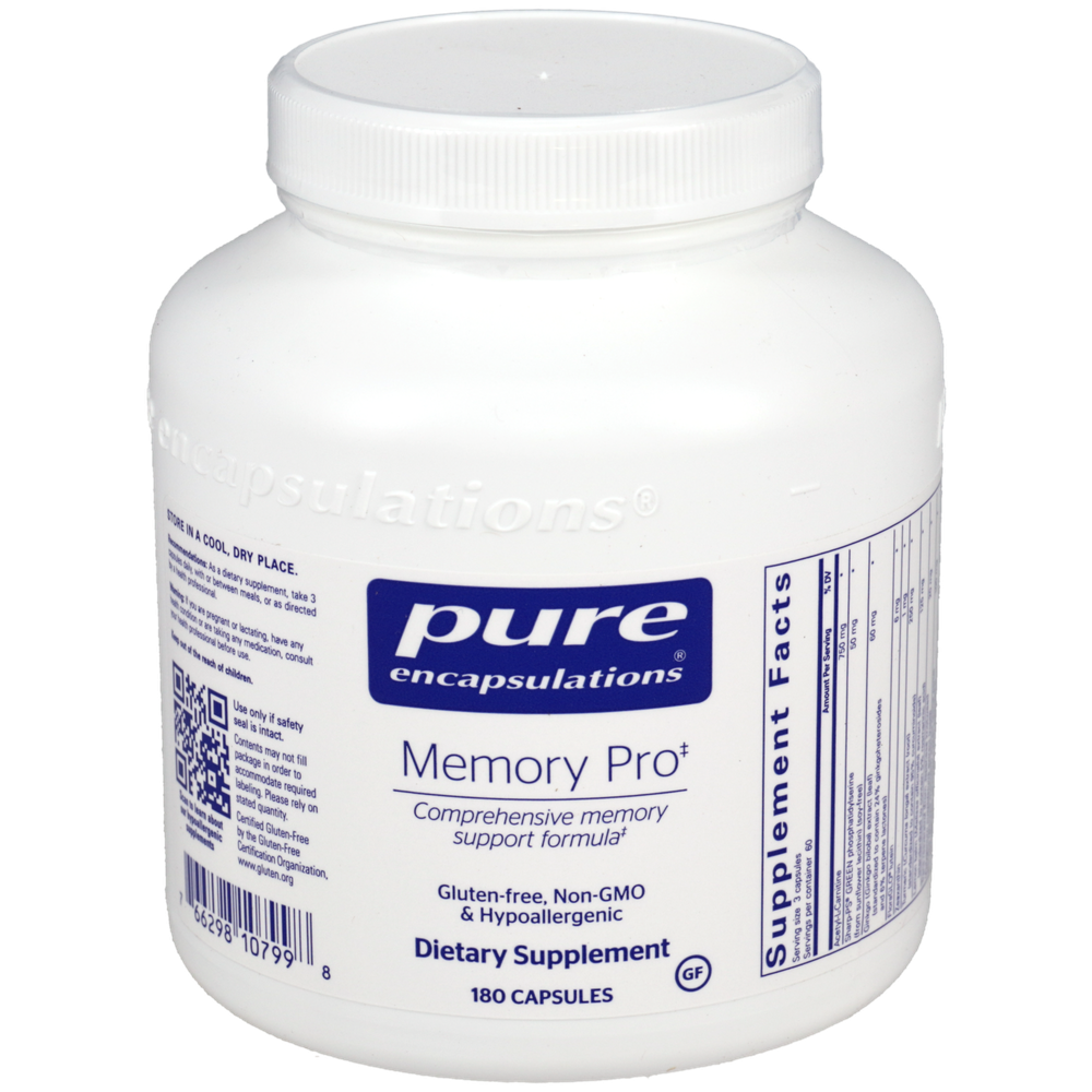 Pure Encapsulations Memory Pro 180 capsules